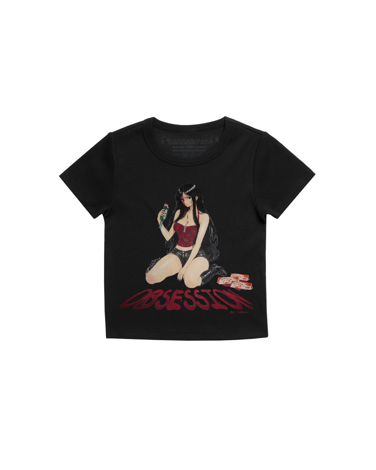 "WISH FOR LOVE" BLACK W' BABY TEE