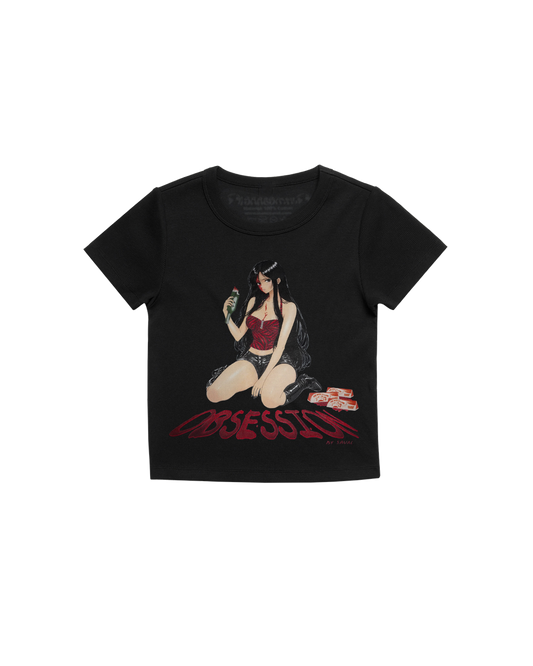 "WISH FOR LOVE" BLACK W' BABY TEE