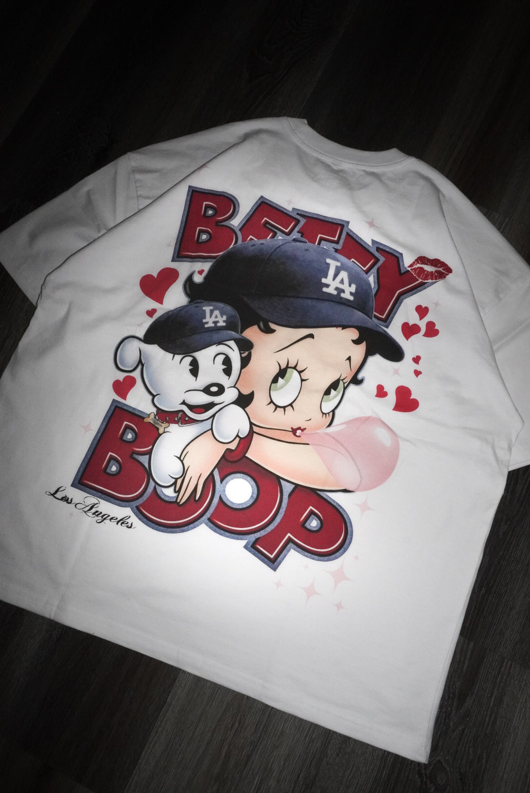 "LAD BETTY V.2" WHITE OVERSIZED TEE