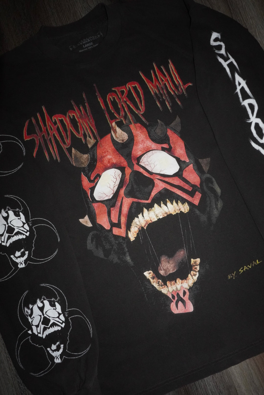 "SHADOW LORD Z " VINTAGE BLACK L/S