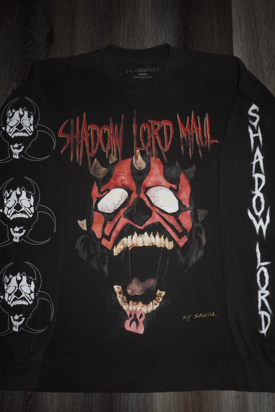 "SHADOW LORD Z " VINTAGE BLACK L/S
