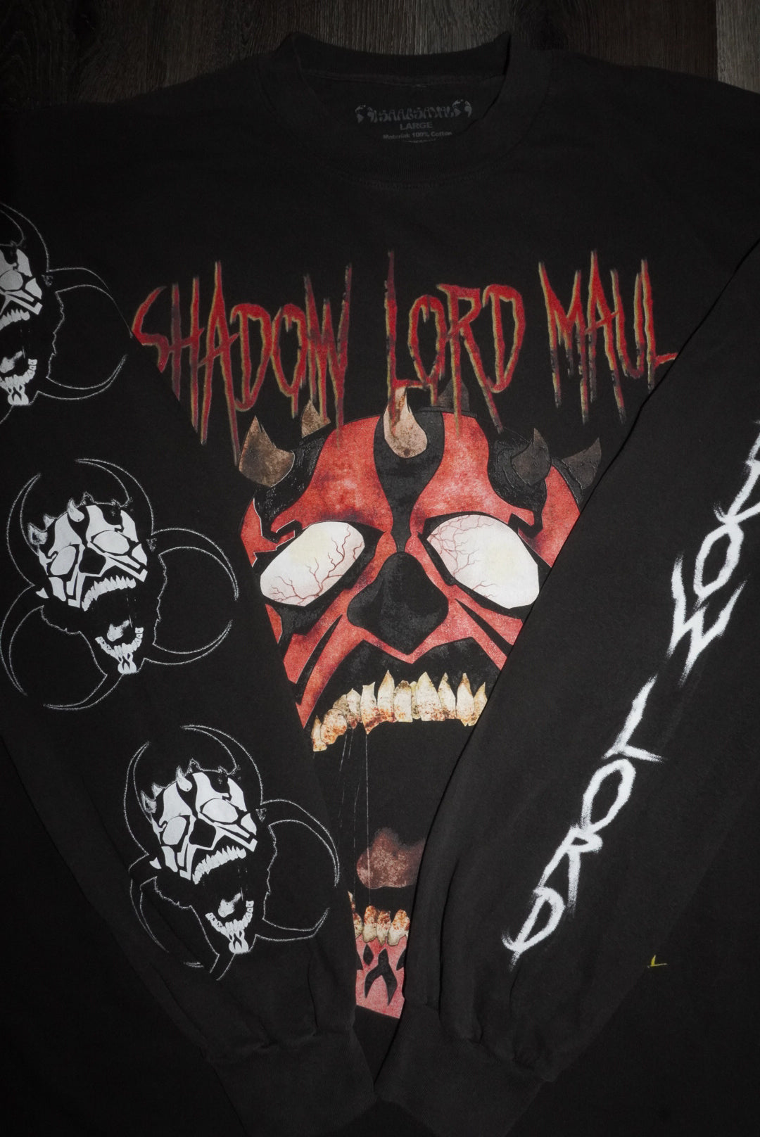 "SHADOW LORD Z " VINTAGE BLACK L/S