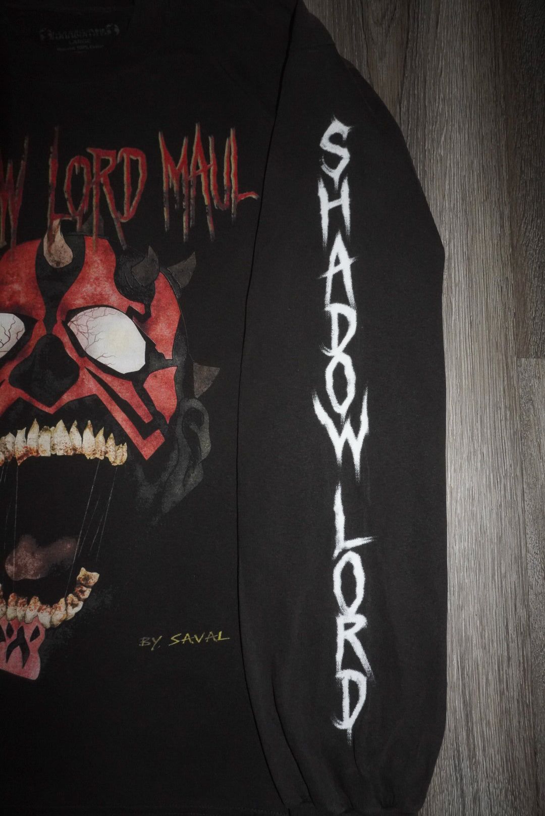"SHADOW LORD Z " VINTAGE BLACK L/S