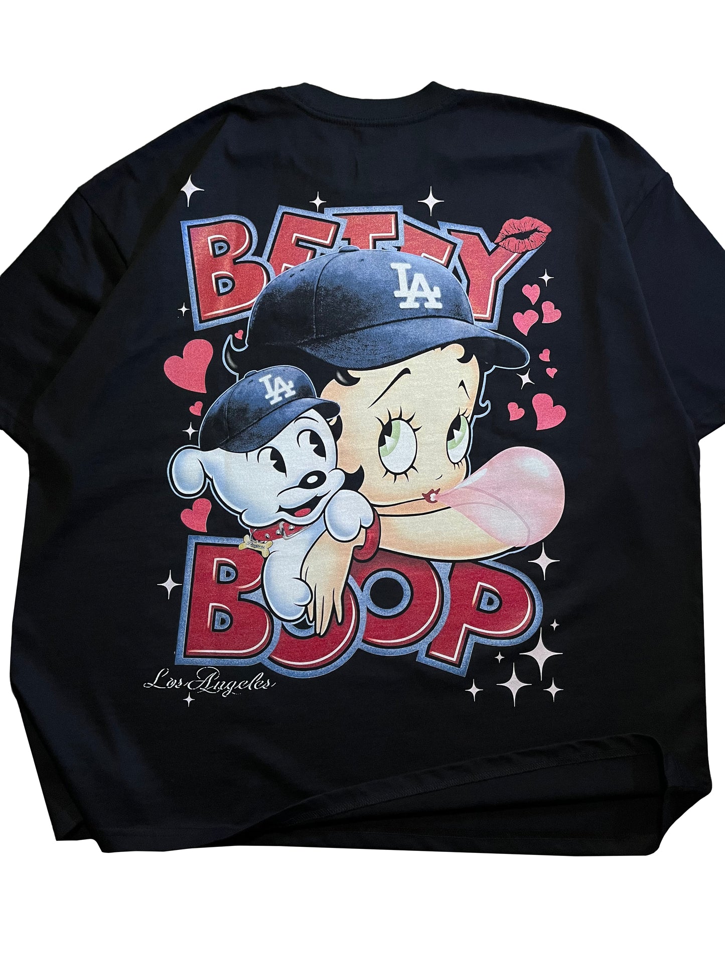 "LAD BETTY V.2" BLACK OVERSIZED TEE