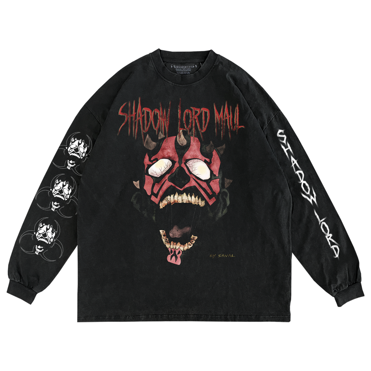 "SHADOW LORD Z " VINTAGE BLACK L/S