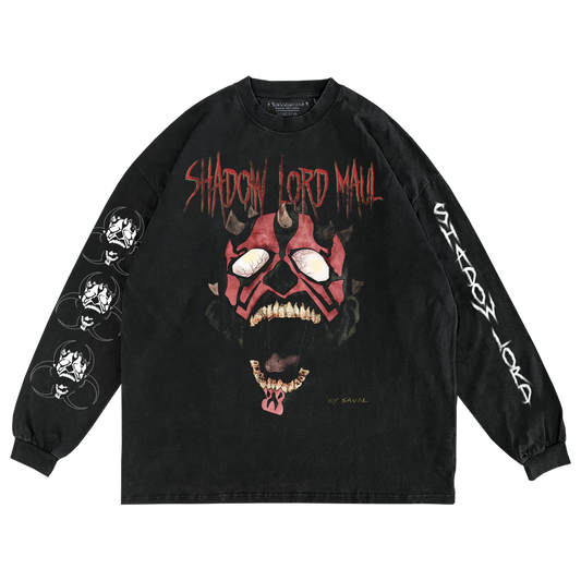"SHADOW LORD Z " VINTAGE BLACK L/S