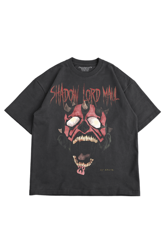 "SHADOW LORD Z " COAL OVERSIZED TEE