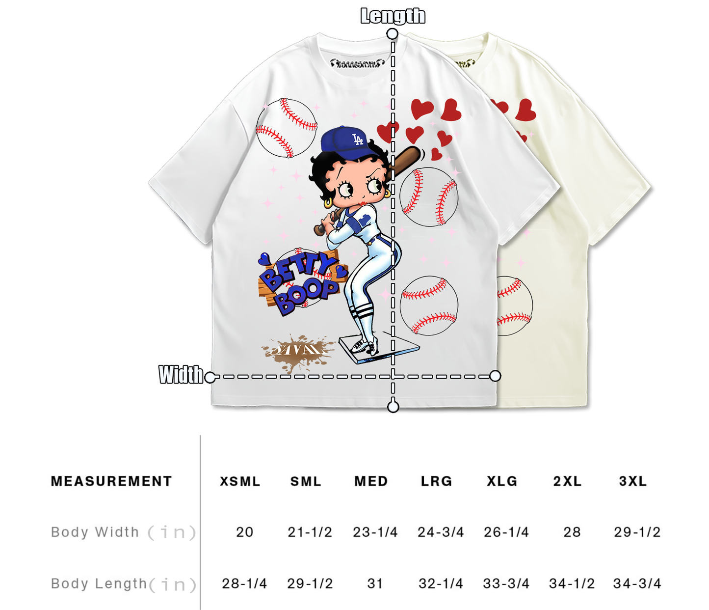 "BETTY LAD" TEE WHITE