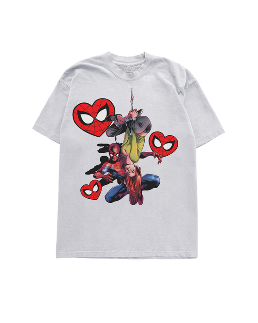 "ITSY BITSY LOVE" - WHITE OVERSIZED TEE