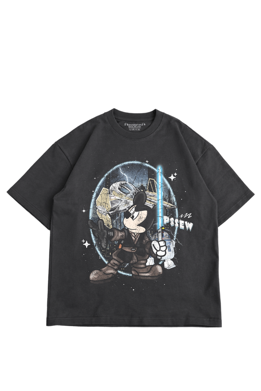 "CHOSEN ONE" COAL OVERSIZED TEE