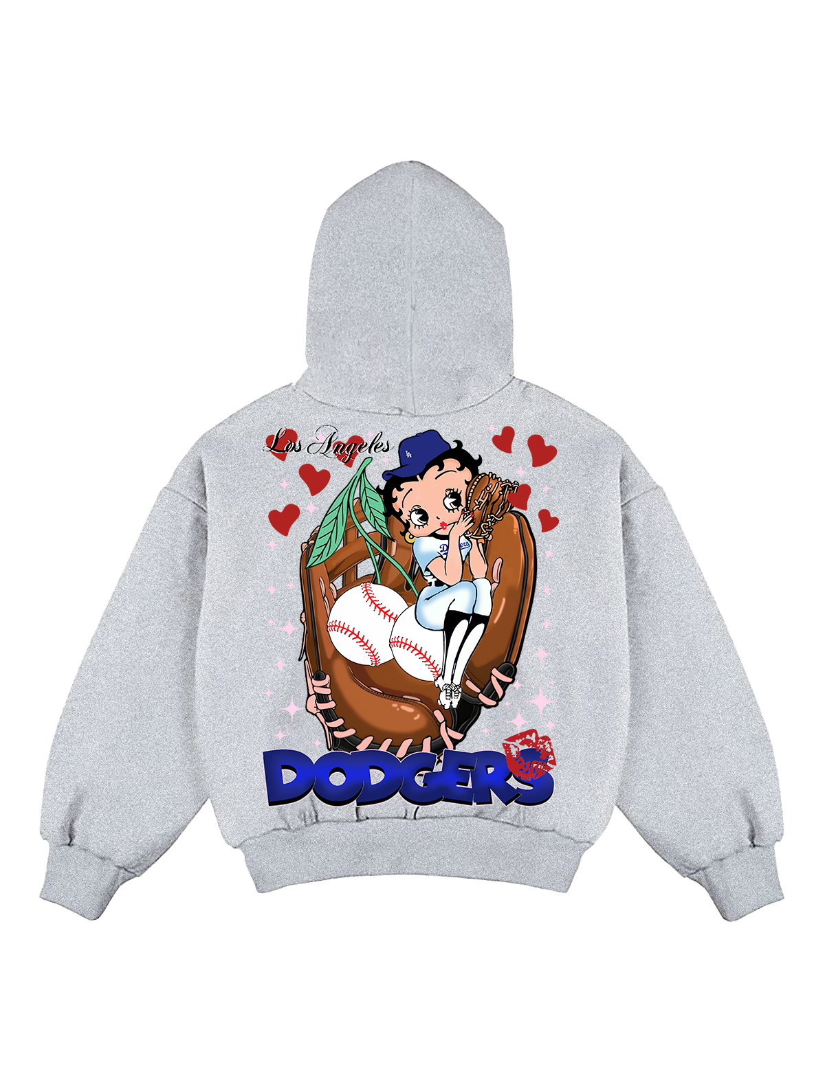 "BETTY LAD " ASH GREY HOODIE