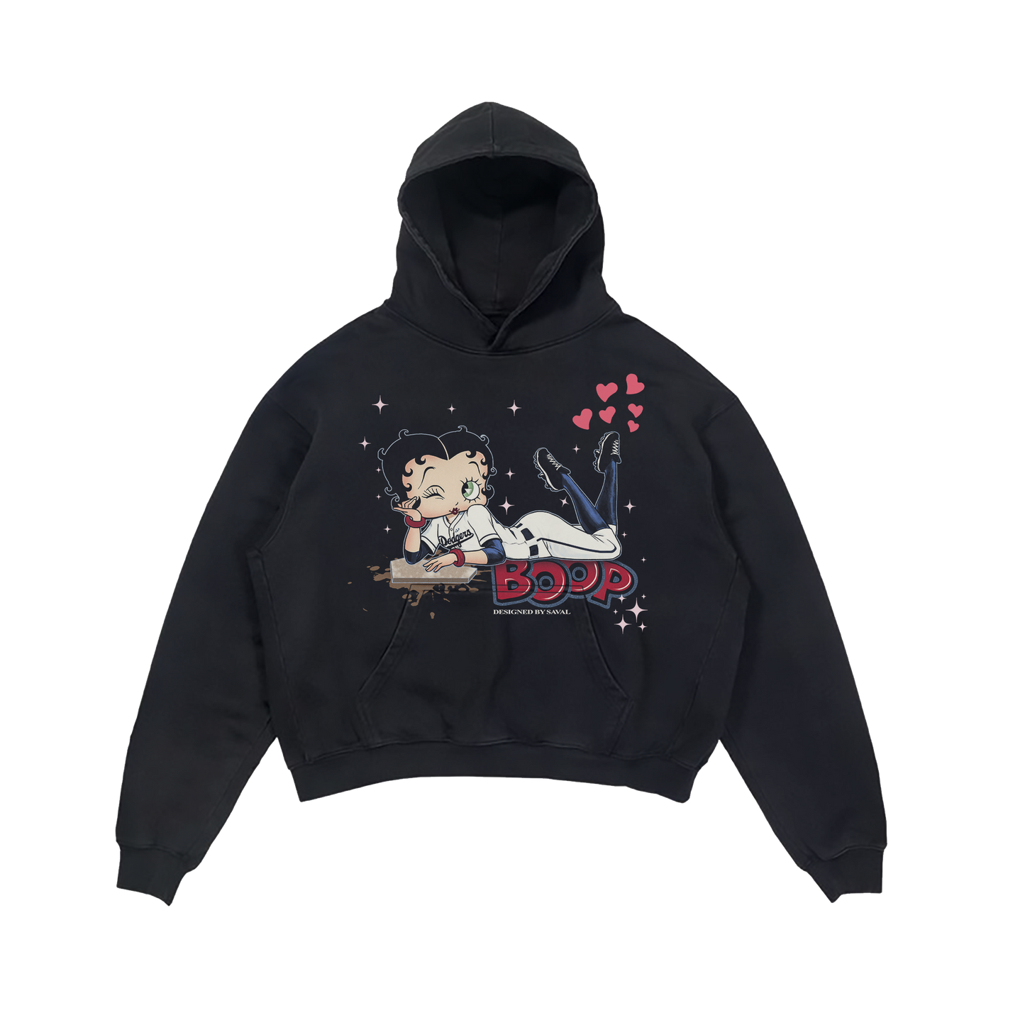 "LAD BETTY V.2" BLACK HOODIE