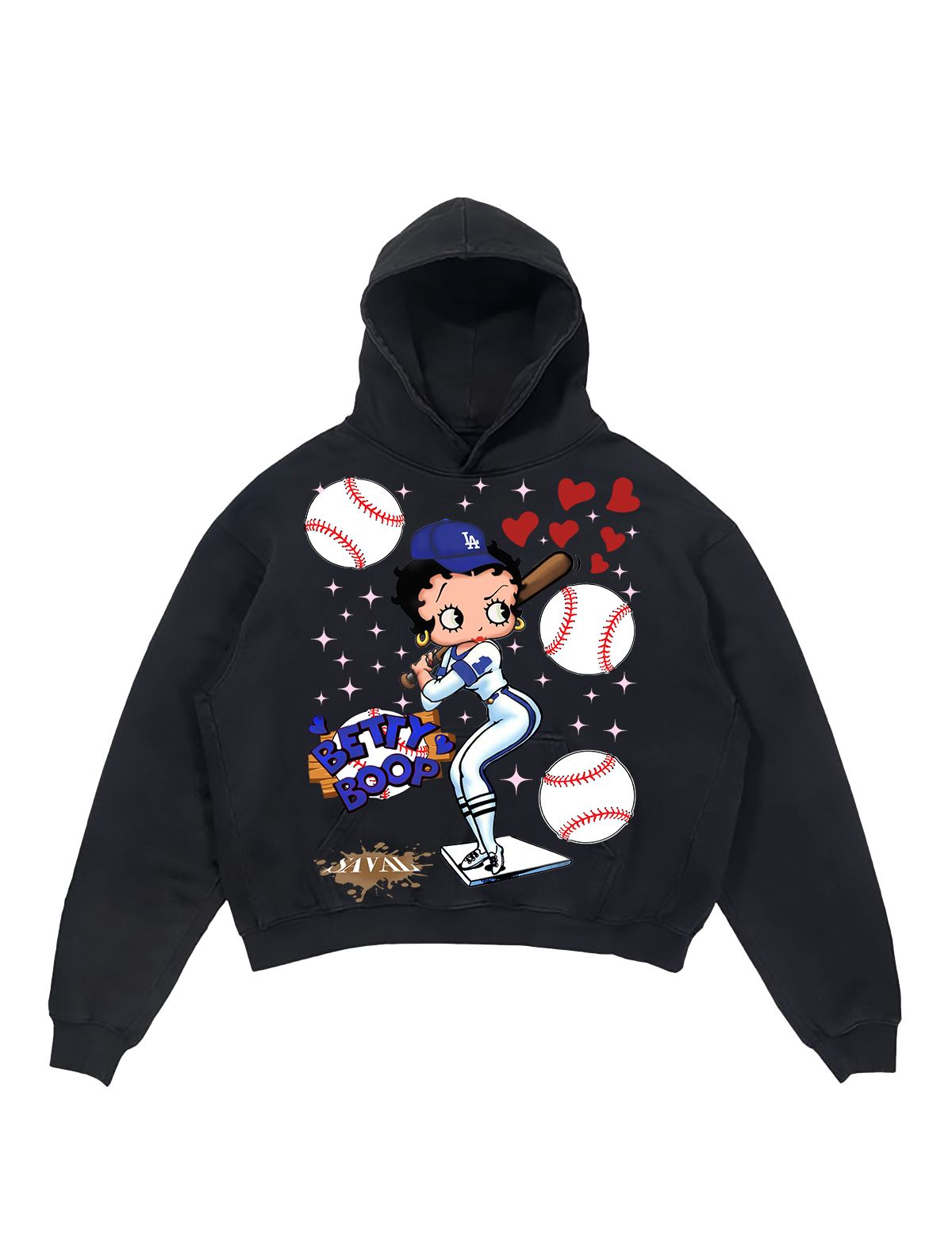 "BETTY LAD " BLACK HOODIE