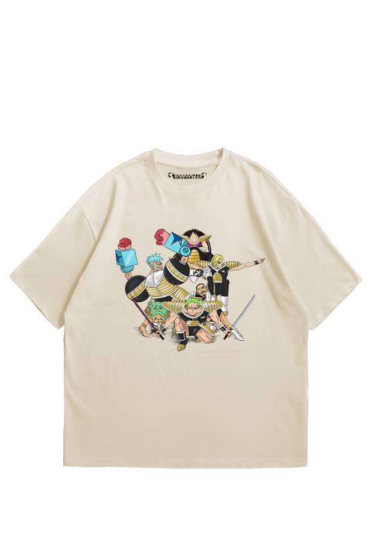 "SPECIAL FORCE" BIEGE OVERSIZED TEE